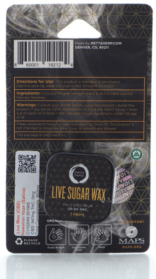 Full Spectrum Live Wax | CBD Concentrates | Sauce Warehouse